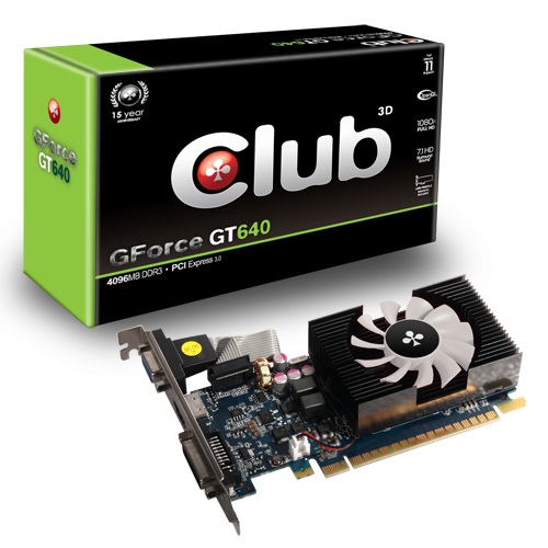 GEFORCE GT 640 4 GB GDDR3 – hit sezonu od Club 3D?