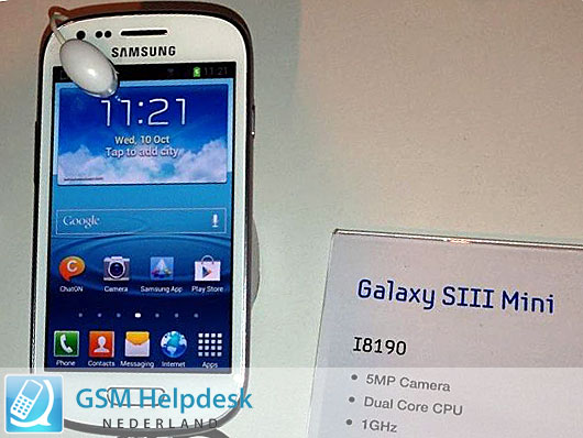 Samsung Galaxy S III Mini - pierwsze zdjcia