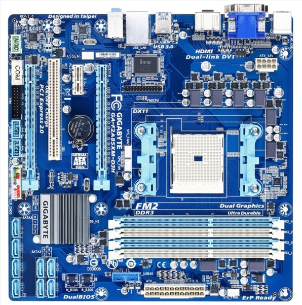 Gigabyte F2A85XM-D3H – pyta Micro-ATX dla platformy FM2