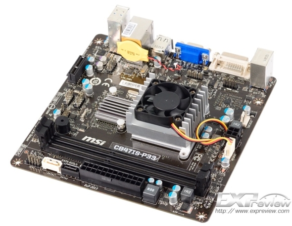 MSI C847IS-P33 - Mini-ITX z Celeronem 847