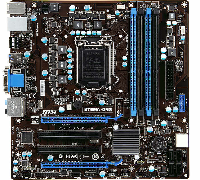 MSI B75MA-G43