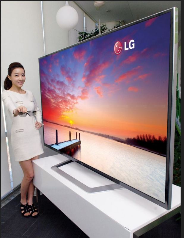 Pierwszy 84 calowy telewizor od LG z opcj 3D
