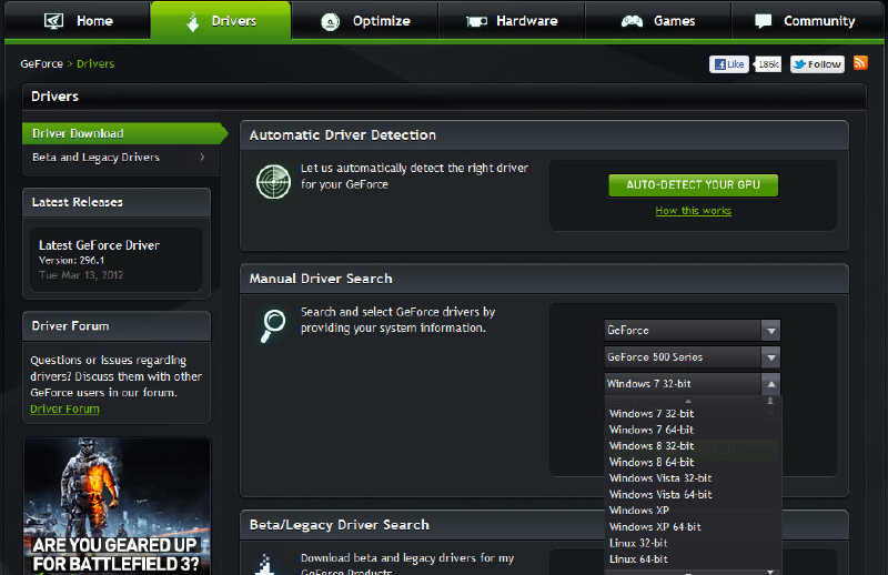 nVidia - Nowe sterowniki GeForce 296.10 WHQL