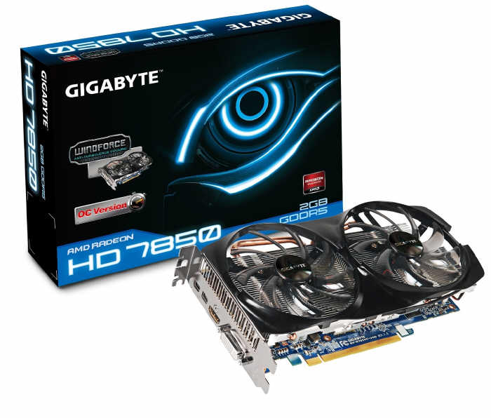 GIGABYTE - podkrcone wersje kart z serii Radeon HD 7800