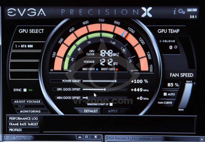 EVGA GeForce GTX 680 podkrcone do 1842 MHz