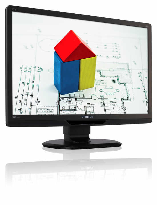 PHILIPS 221S3UCB zasilany przez USB