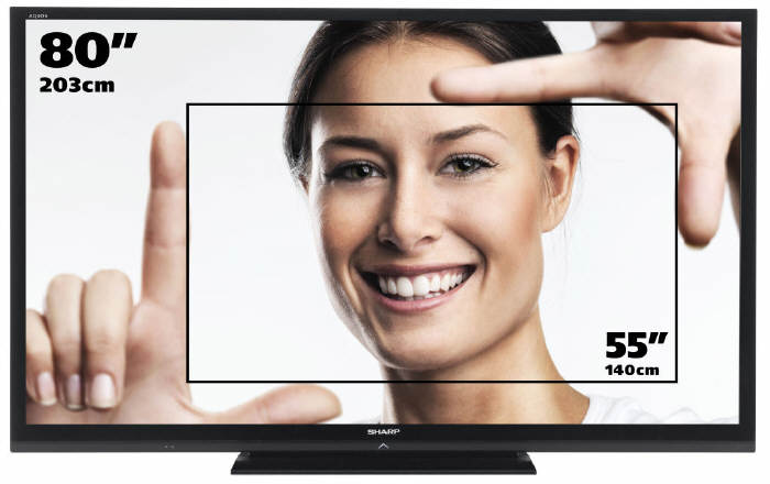 Sharp - linia gigantycznych telewizorw LCD BIG AQUOS 