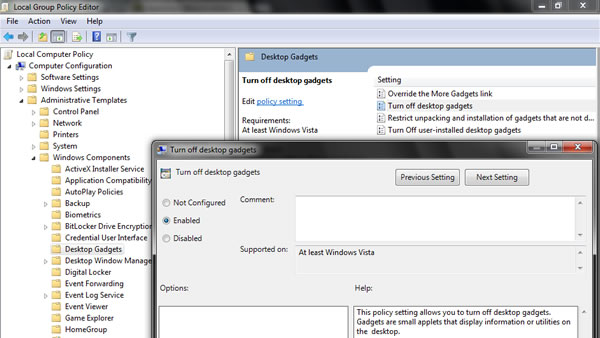 Uwaga na niebezpieczne gadety systemowe w Windows Vista oraz 7
