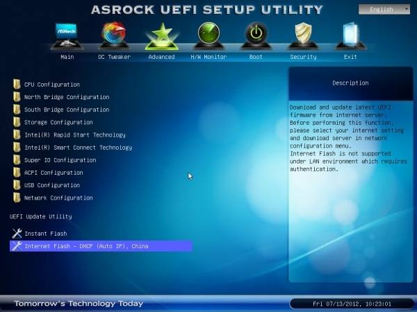 AsRock umoliwi aktualizacj biosu przez internet