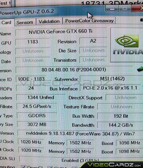 MSI GTX 660 Ti HAWK - pierwsze testy 