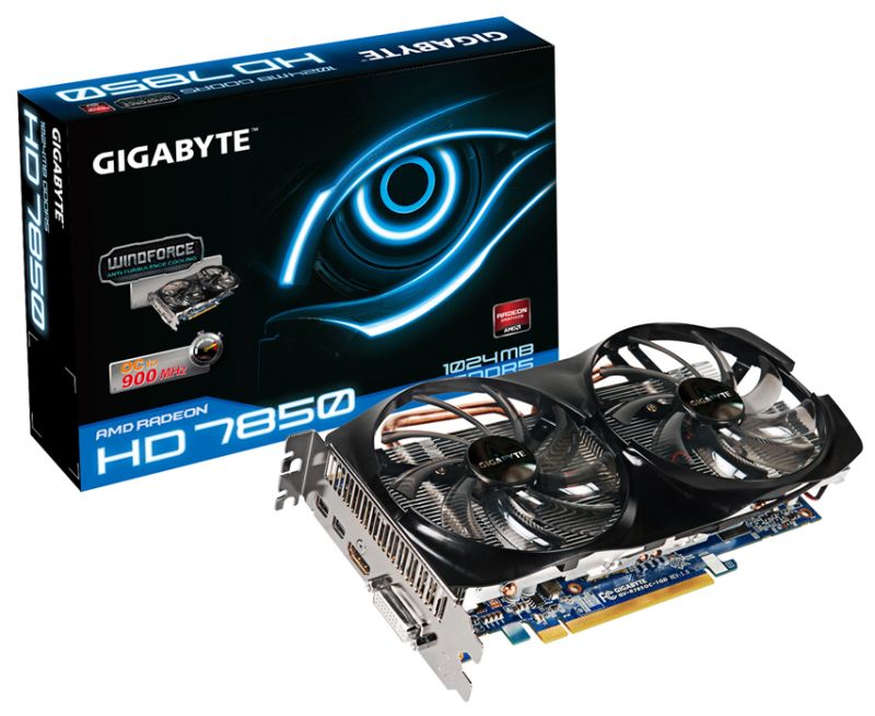 Gigabyte Radeon HD7850 z 1 GB pamici GDDR5