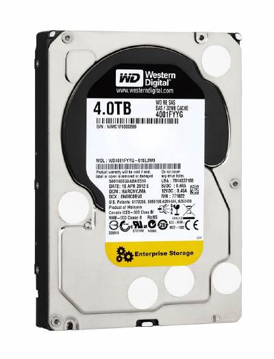 WD RE 4 TB z interfejsami SAS i  SATA