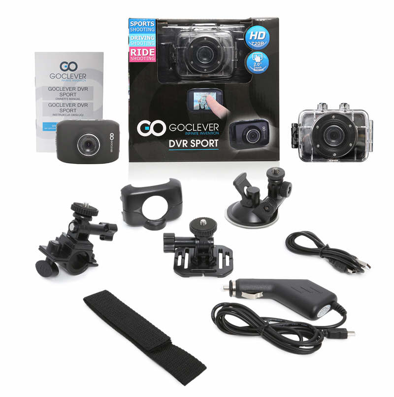 GOCLEVER DVR SPORT – wyczynowa kamera dla aktywnych 