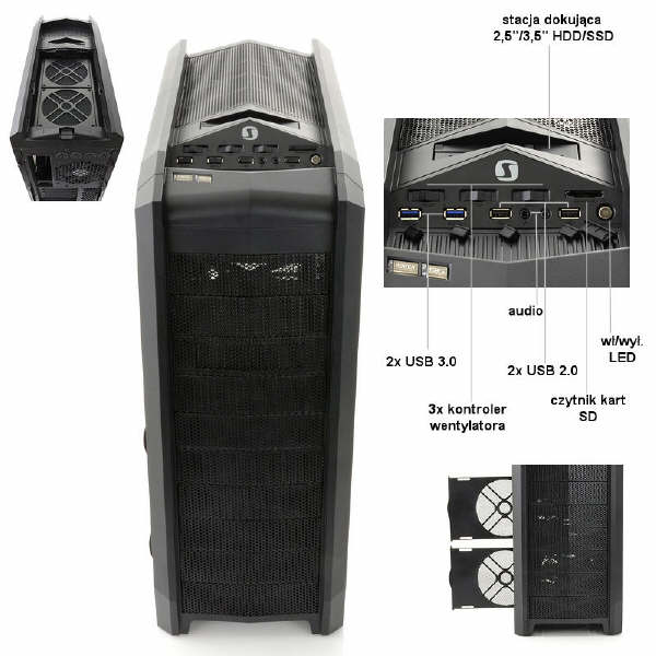 SilentiumPC Gladius X80 Pure Black
