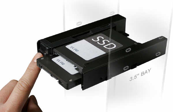 Icy Dock EZ-FIT Pro - sposb na monta dyskw SSD