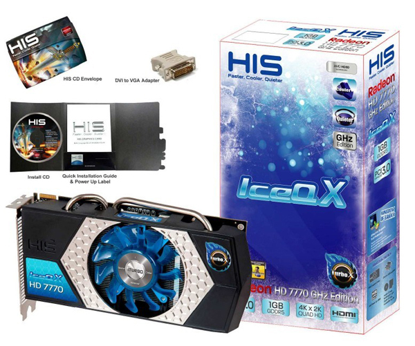 HIS prezentuje HD 7770 w wersji IceQ X iTurbo X