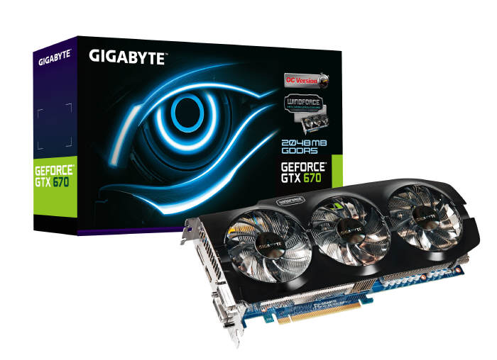 Gigabyte GeForce GTX 670 WINDFORCE Triangle Cool
