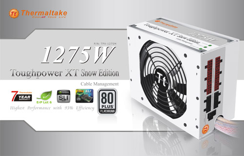 Biay zasilacz od Thermaltake czyli Toughtpower XT 1275W Snow 