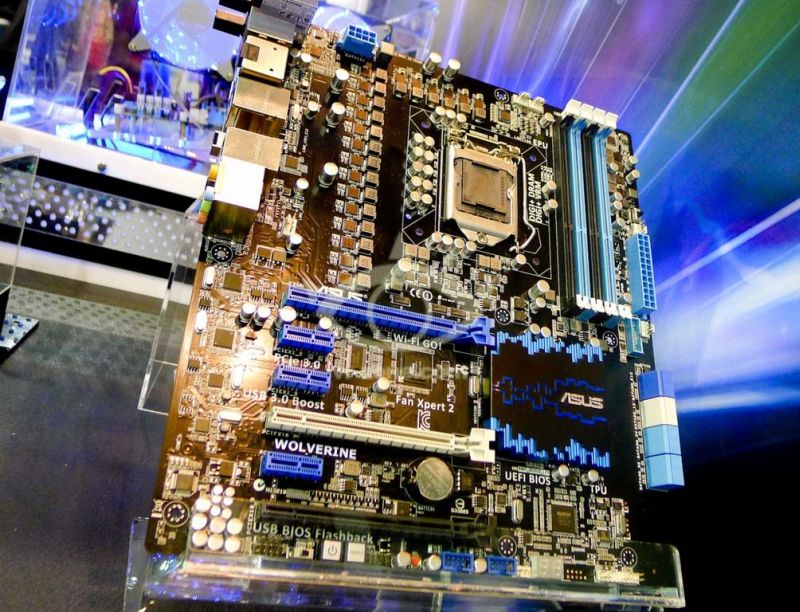 Asus Z77 Wolverine - pyta gwna z a 40 fazami zasilajcymi