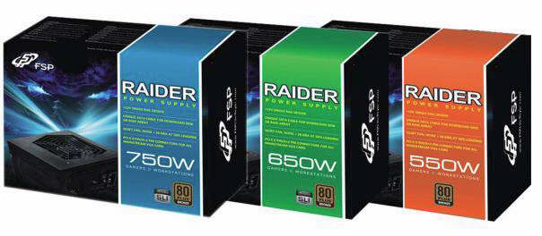 FSP - seria budetowych zasilaczy Raider