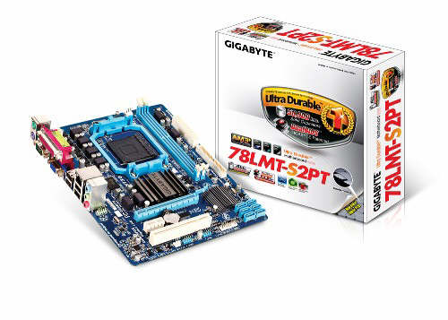 Gigabyte GA-78LMT-S2PT ze zczmi COM, LPT oraz IDE