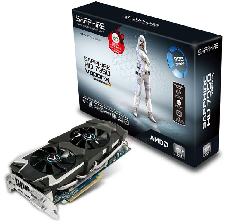 Sapphire prezentuje HD 7950 Vapor-X OC