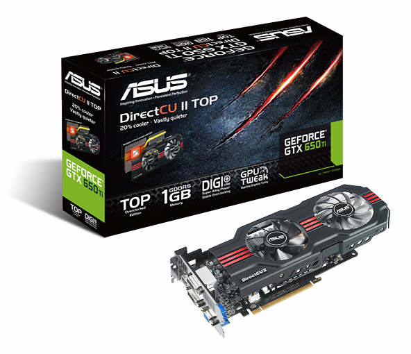 ASUS GeForce GTX 650 Ti DirectCU II TOP i OC