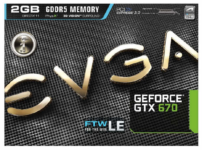 EVGA GeForce GTX 670 FTW LE