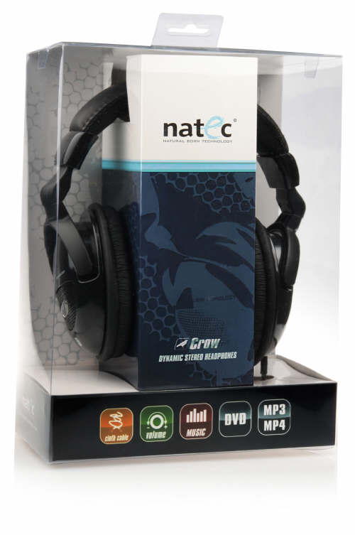 Suchawki stereo Natec Crow 