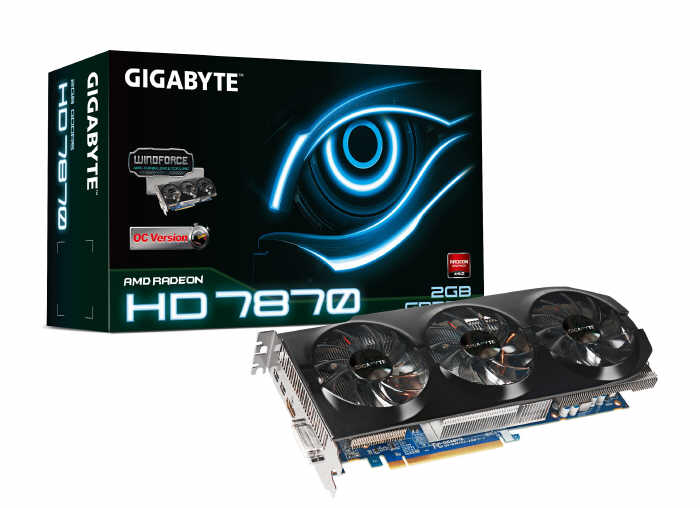 GIGABYTE - podkrcone wersje kart z serii Radeon HD 7800