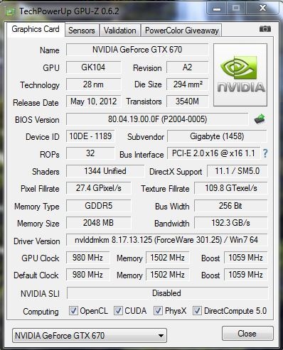 Gigabyte GTX 670 w wersji podkrconej z chodzeniem WindForce