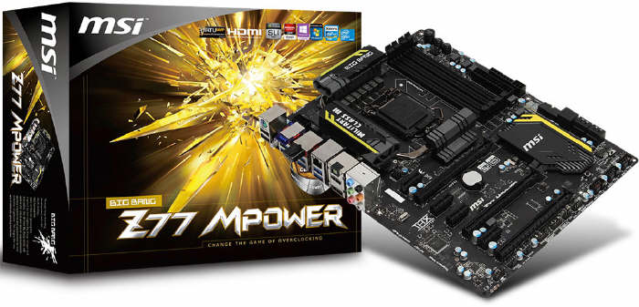 MSI wprowadza pyt Big Bang Z77 MPower