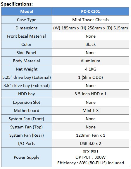 Lian Li PC-CK101 - obudowa stylizowana na kolejk