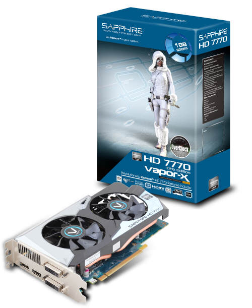 SAPPHIRE HD 7770 OC z coolerem Vapor-X 