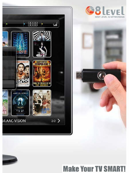 8level Tizzbird Stick N1 lub F20 - zwyky telewizor na Smart TV