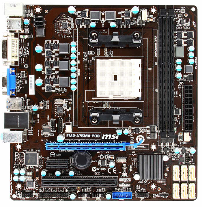 MSI FM2-A75MA-P33 - kolejna pyta z podstawk FM2