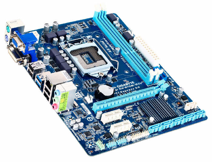 GIGABYTE GA-B75M-D2V - pyta gwna na chipsecie B75