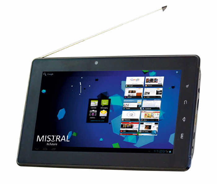 Mistral Traveler II - tablet z TV i GPS