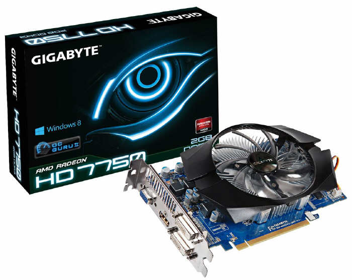 Gigabyte Radeon HD 7750 z 2 GB pamici DDR3