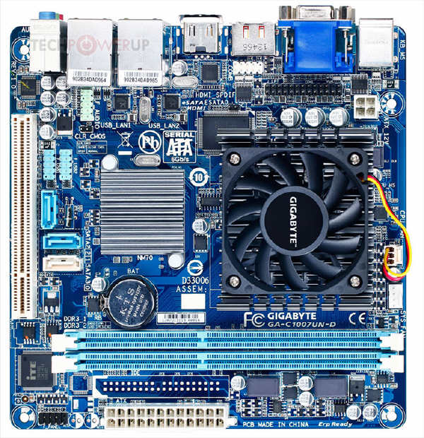 GIGABYTE C1007UN-D Mini-ITX