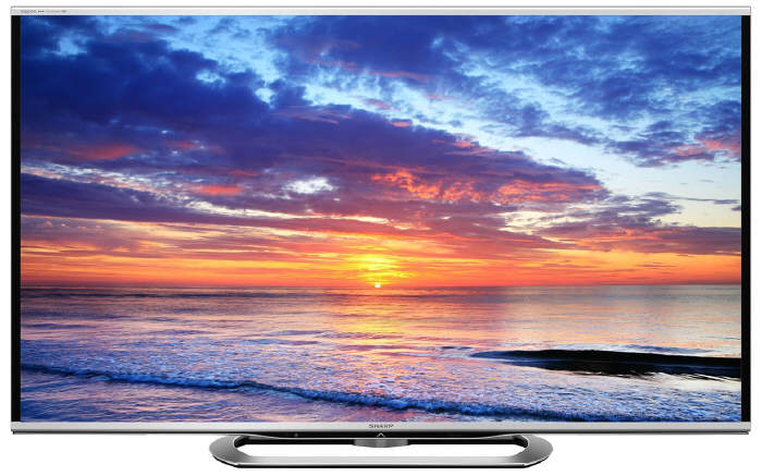 harp AQUOS Quattron 3D LC-80LE857E - 80-cali TV w domu