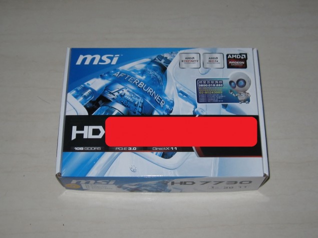 AMD HD7730 - pierwsze (nieoficjalne) informacje