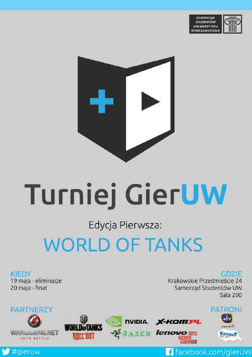 Turniej World of Tanks w Uniwersytecie Warszawskim