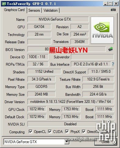 Nadchodzi GeForce GTX760