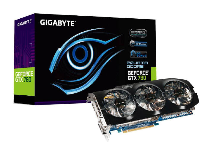 GIGABYTE GeForce GTX 760 Overclock Edition