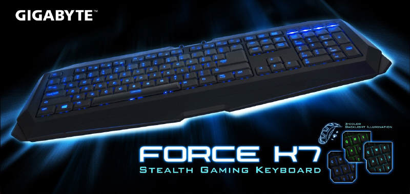 FORCE K7 – klawiatura dla graczy od GIGABYTE