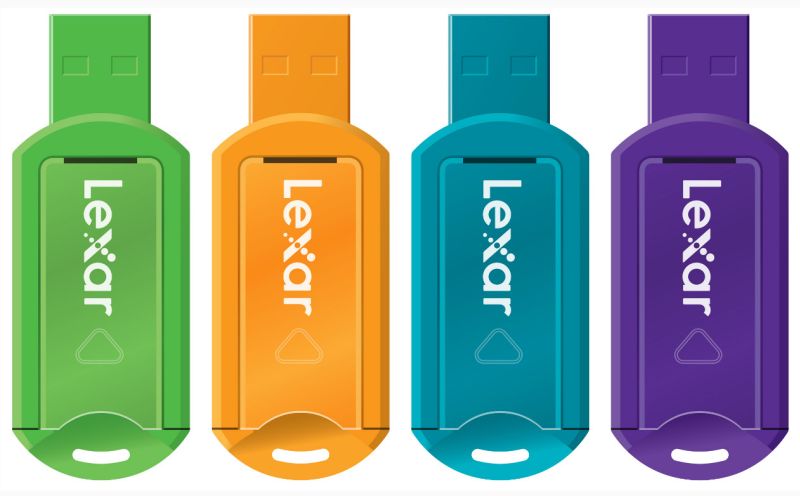 Kolorowe pendrivy od Lexar'a czyli JumpDrive V20