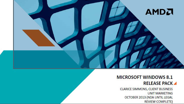 Windows 8.1 i ukady APU - Microsoft i AMD zacieniaj wsplprac