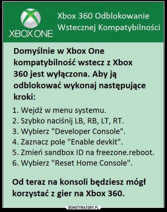 4Chanowy wkrt czyli wsteczna obsuga gier z Xbox 360