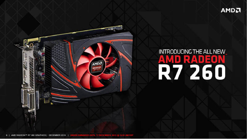 AMD - zapowied kart AMD Radeon R7260